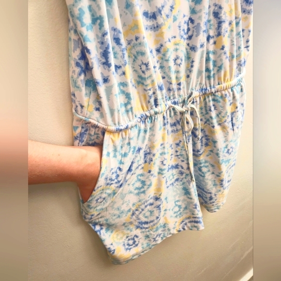 Carisma Medium Jumper Soft Onesie Blue Yellow White Shorts Symmetry Brand New. - Picture 6 of 6